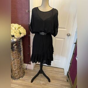 Berenice Paris open back belted dress, size 40(M)